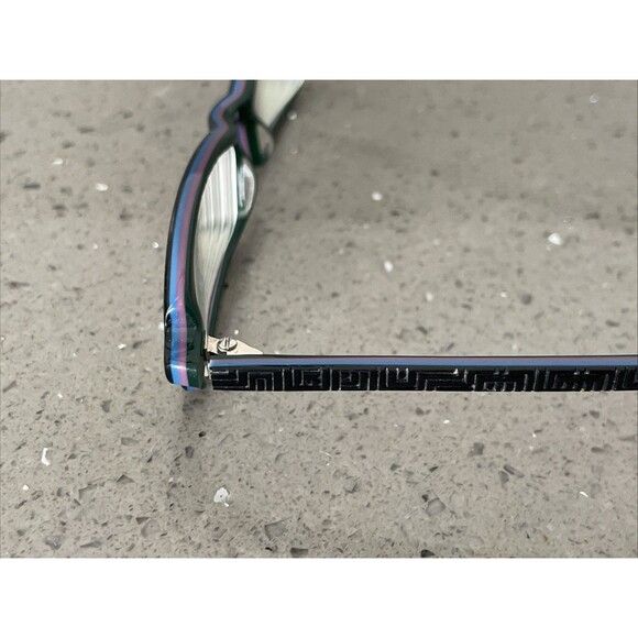 KLiiK eyeglasses frames ONLY Denmark 49-15-135 black full rim rectangle multi main image 4